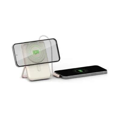 Smart Premium Magsafe Magnetic 20W- 10000 Mah Wireless Powerbank - Beige